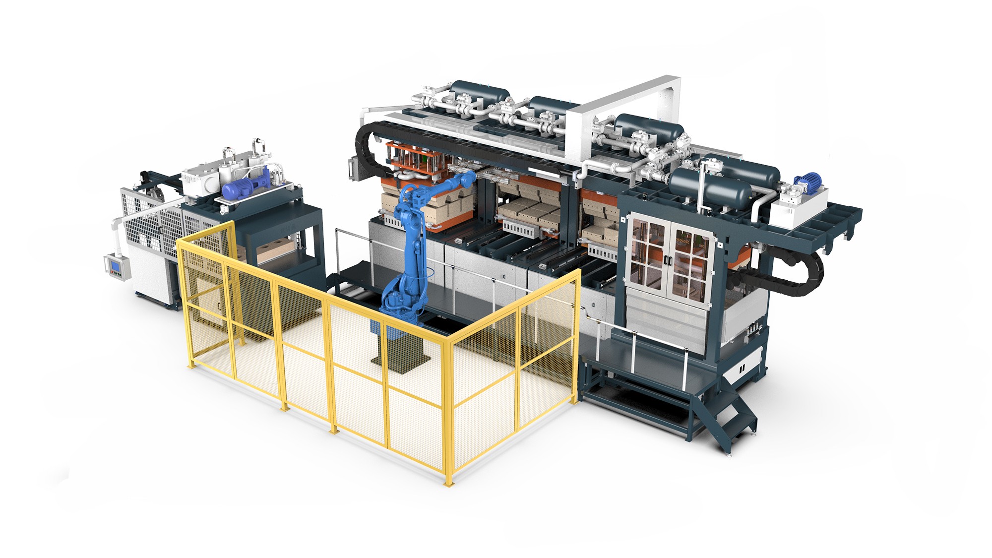 HM-ZX1310  Automatic Molded Pulp Tray Forming machine
