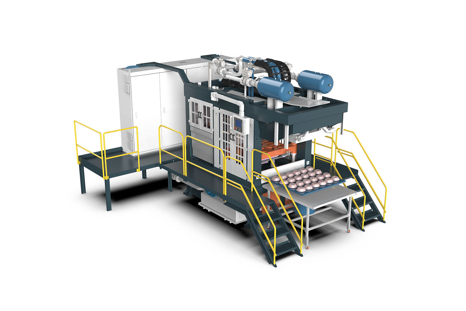 HM-ZX1080 Automatic Molded Pulp Tray Forming machine